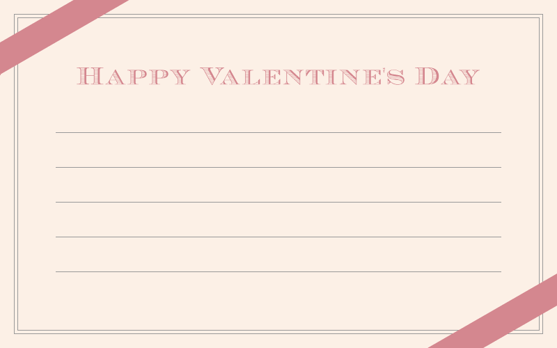 バレンタインのメッセージカードテンプレート バレンタインカード チョコレートに添えるメッセージカード テンプレート まとめ Naver まとめ