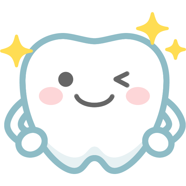 【歯のイラスト】ピカピカに輝く健康な歯のキャラクター | 無料フリーイラスト素材集【Frame illust】
