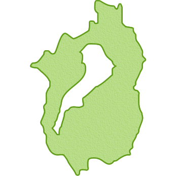 【日本地図】滋賀県の地図イラスト | 無料フリーイラスト素材集【Frame illust】