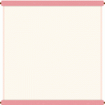 巻物（掛け軸）のフレーム飾り枠イラスト＜ピンク色＞