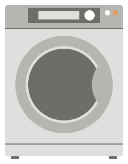 洗濯乾燥機のイラスト 縦型 ドラム式 無料フリーイラスト素材集 Frame Illust