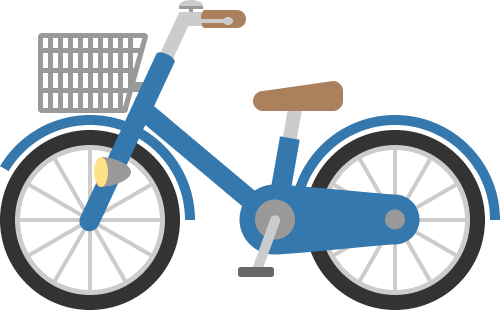 自転車のイラスト | 無料フリーイラスト素材集【Frame illust】