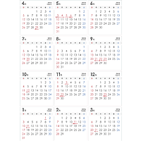 2015年度（平成27年度）年間カレンダー＜4月始まり＞
