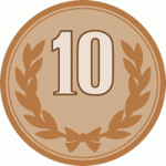 【お金のイラスト】10円玉（十円硬貨）の小銭・コイン・貨幣