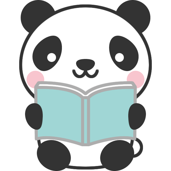 本を読む 読書をする パンダのイラスト 無料フリーイラスト素材集