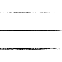 木炭で書いたようなかすれた細いライン飾り罫線イラスト素材