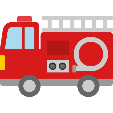 消防車のイラスト 無料フリーイラスト素材集 Frame Illust