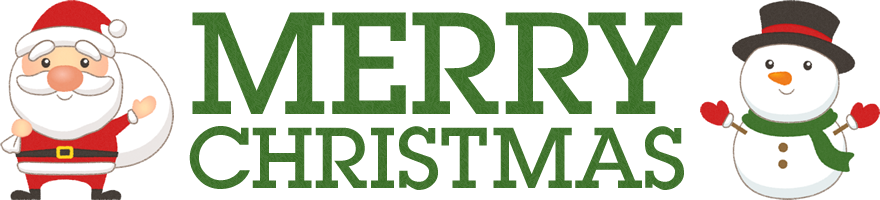 クリスマスのタイトル文字素材 Merry Christmas 無料フリーイラスト素材集 Frame Illust