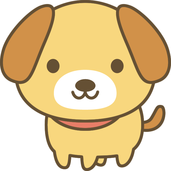 かわいい犬のイラスト