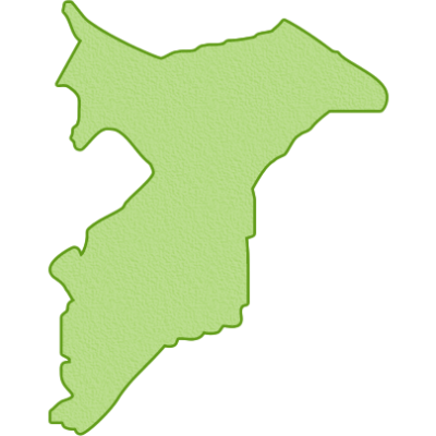千葉県の地図イラスト