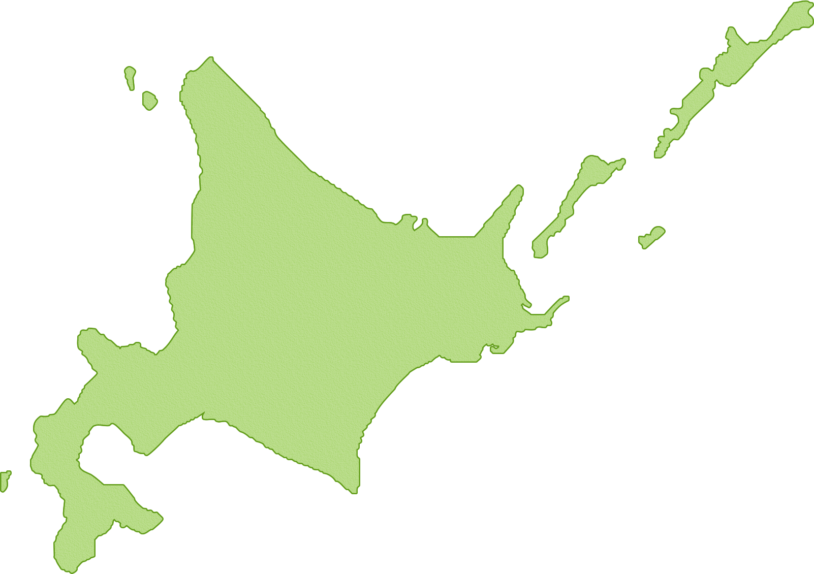 【日本地図】北海道の地図イラスト | 無料フリーイラスト素材集【Frame illust】
