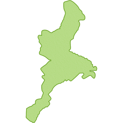 三重県の地図イラスト