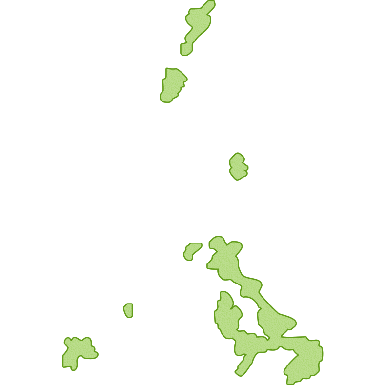 長崎県の地図イラスト