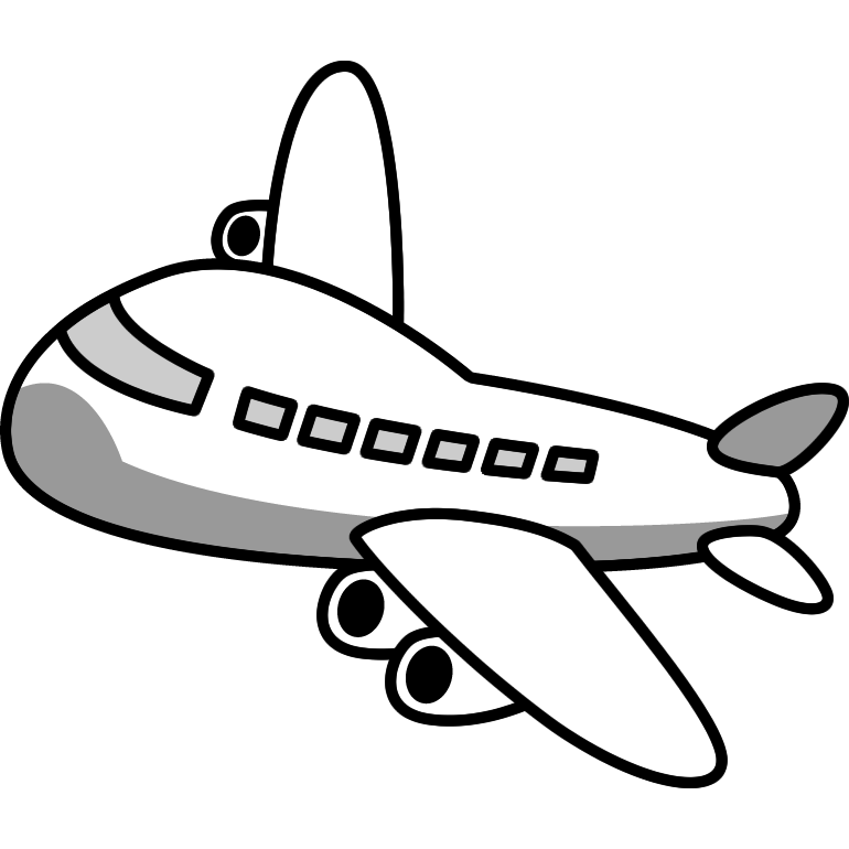 無料イラスト画像 最高飛行機 イラスト 簡単 かわいい