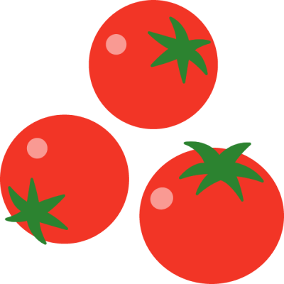 プチトマト（ミニトマト）のイラスト