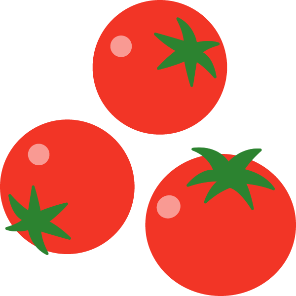 プチトマト（ミニトマト）のイラスト