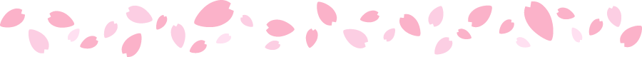 桜吹雪のライン飾り罫線イラスト 無料フリーイラスト素材集 Frame Illust