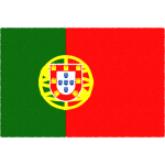 ポルトガルの国旗イラストフリー素材