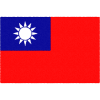 台湾（中華民国）の国旗イラストフリー素材