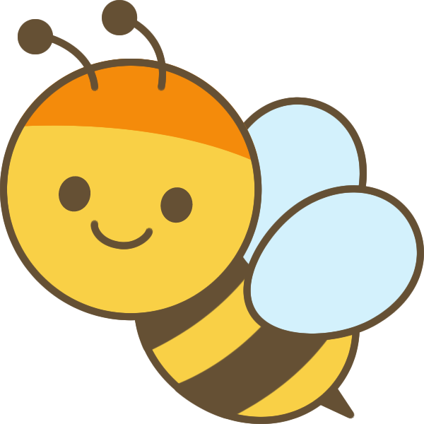 蜜蜂（ミツバチ）のイラスト
